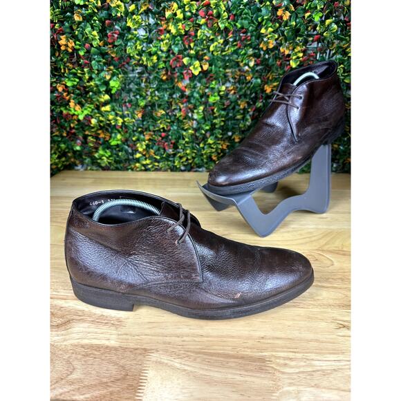To Boot New York Adam Derrick‎ Genuine Leather Shoes Boots Brown Mens 11.5 440-1 - Picture 1 of 13